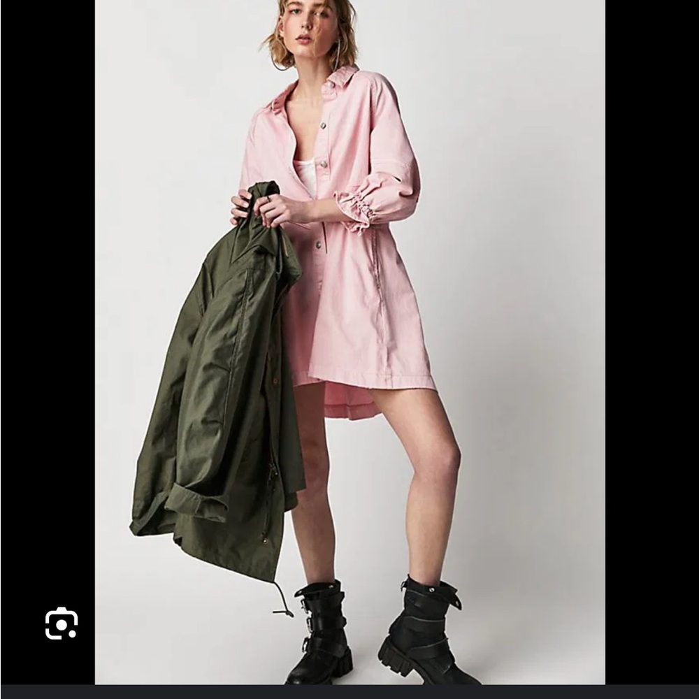 We The Free Hannah Denim Mini Dress
